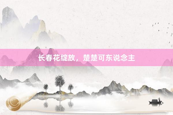 长春花绽放，楚楚可东说念主
